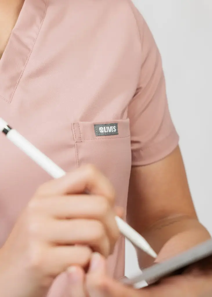 Scrub Top V Neck